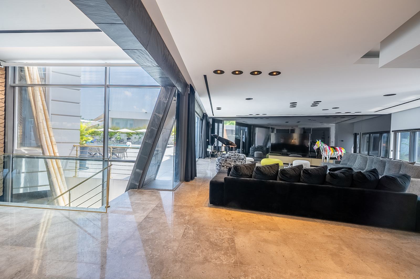 Modern pool house listing, photographed by Re-Capture