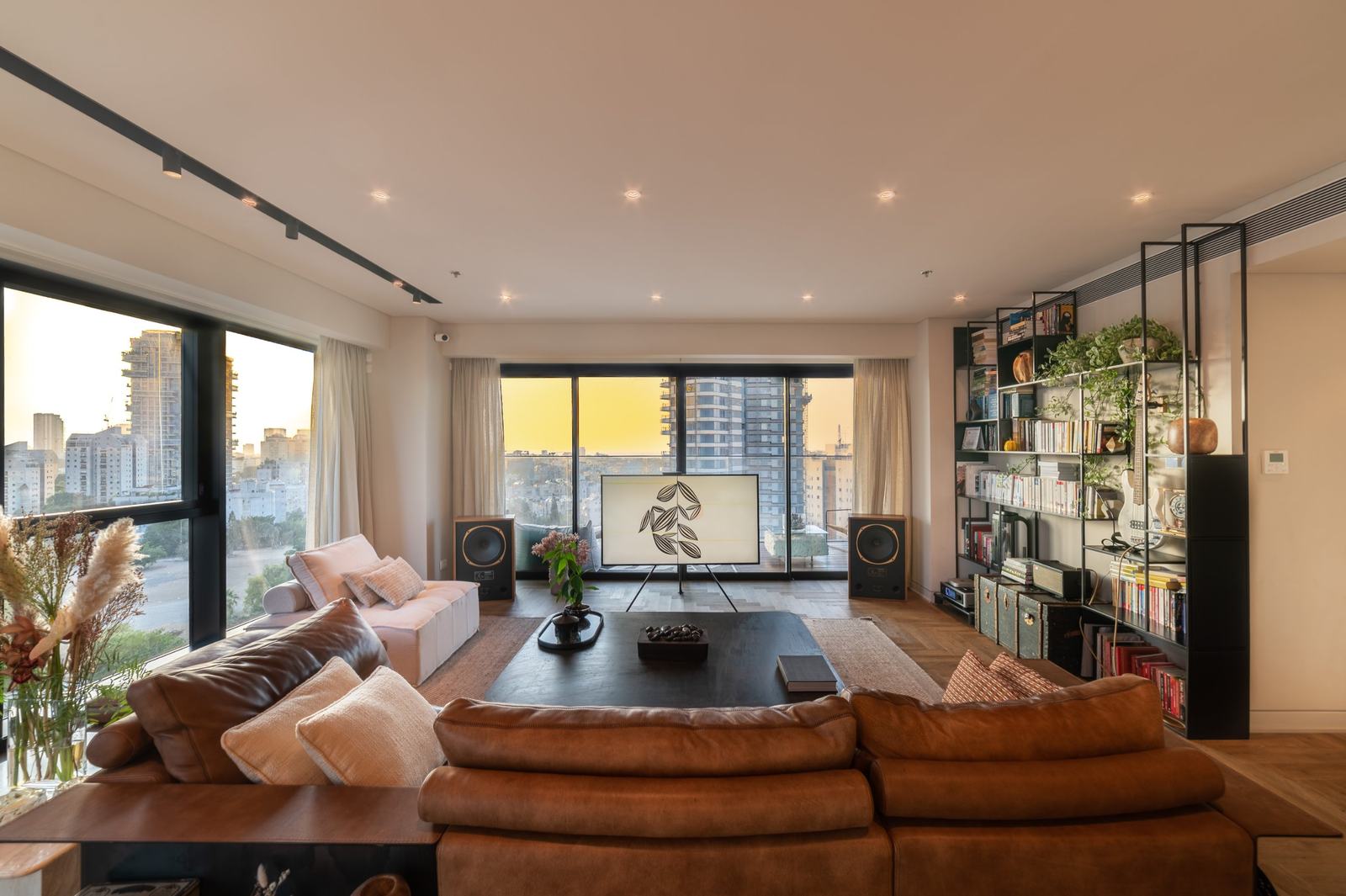 City apartment at golden hour, photographed by Re-Capture