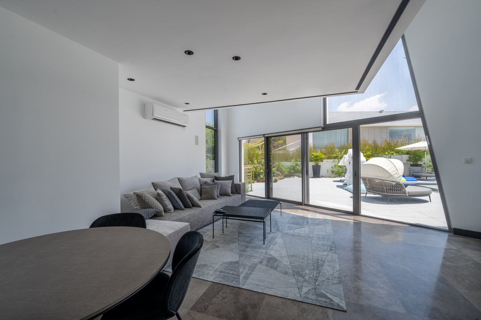 Modern pool house listing, photographed by Re-Capture